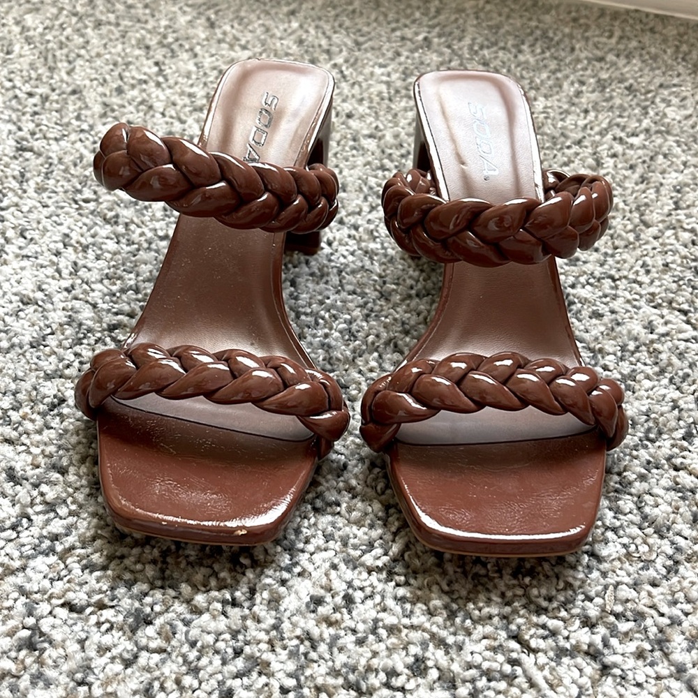 Brown heels